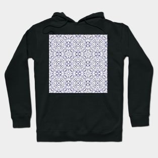 Repeating geometric pattern lines elements Hoodie